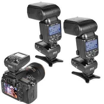 

2* Meike MK-910 TTL master Flash Speedlite + MK-GT600 TTL HSS Trigger 2* Receiver for Nikon