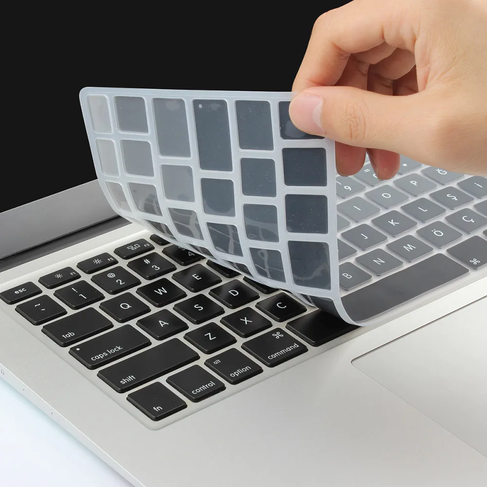 Для Apple Macbook Pro Air 13 15 EU UK турецкий мягкий чехол для клавиатуры 3 4 дюймов A1466 A1502