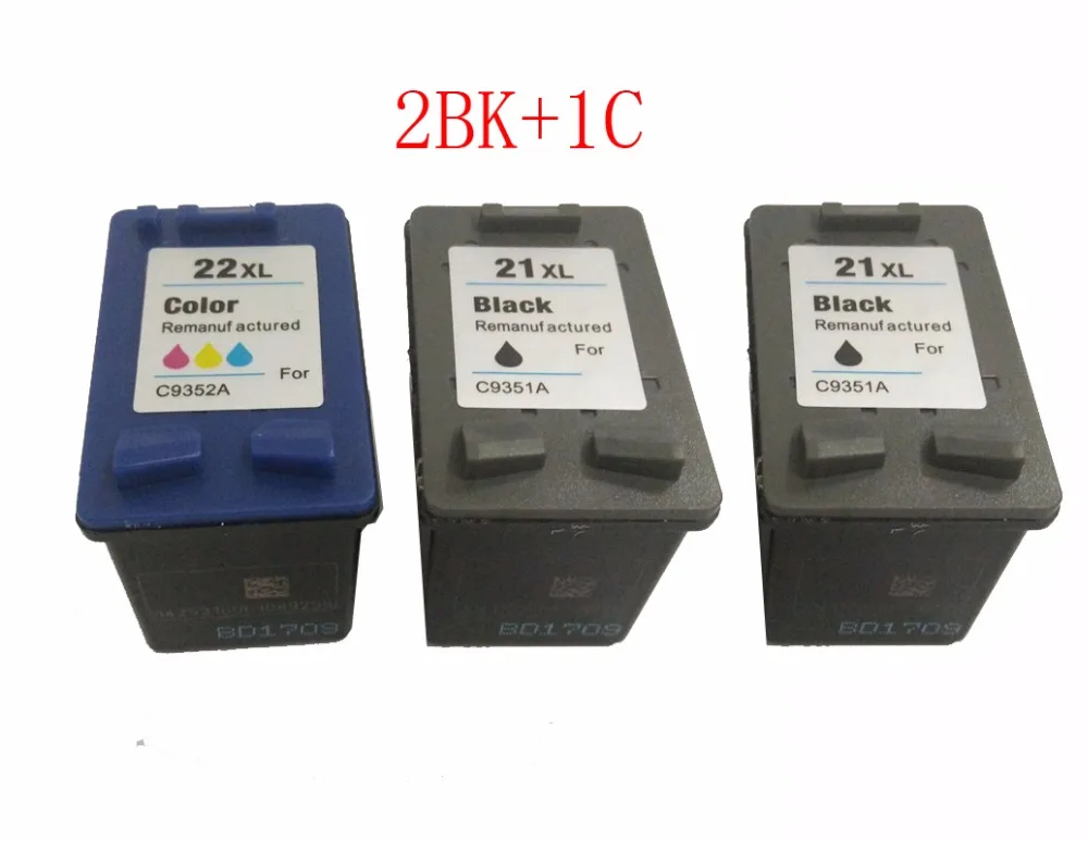 cartucho de tinta recargado 21 22 xl, Compatible con impresora