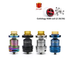 Free gift GeekVape Ammit Dual Coil RTA atomizer e cigarette rebuildable RDTA top filling vape tank