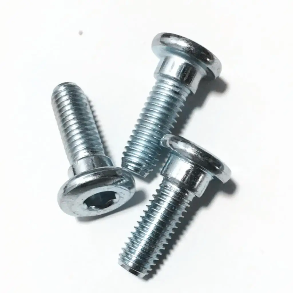 M8 x 20mm Stainless steel Bolts Screws Disc Brake Rotor Silver Screws Bolts Replacement Fits for Motorcycle Motorbike