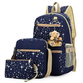 

new bag 062917 fashion women high capacity school student book backpack double shoulder bag