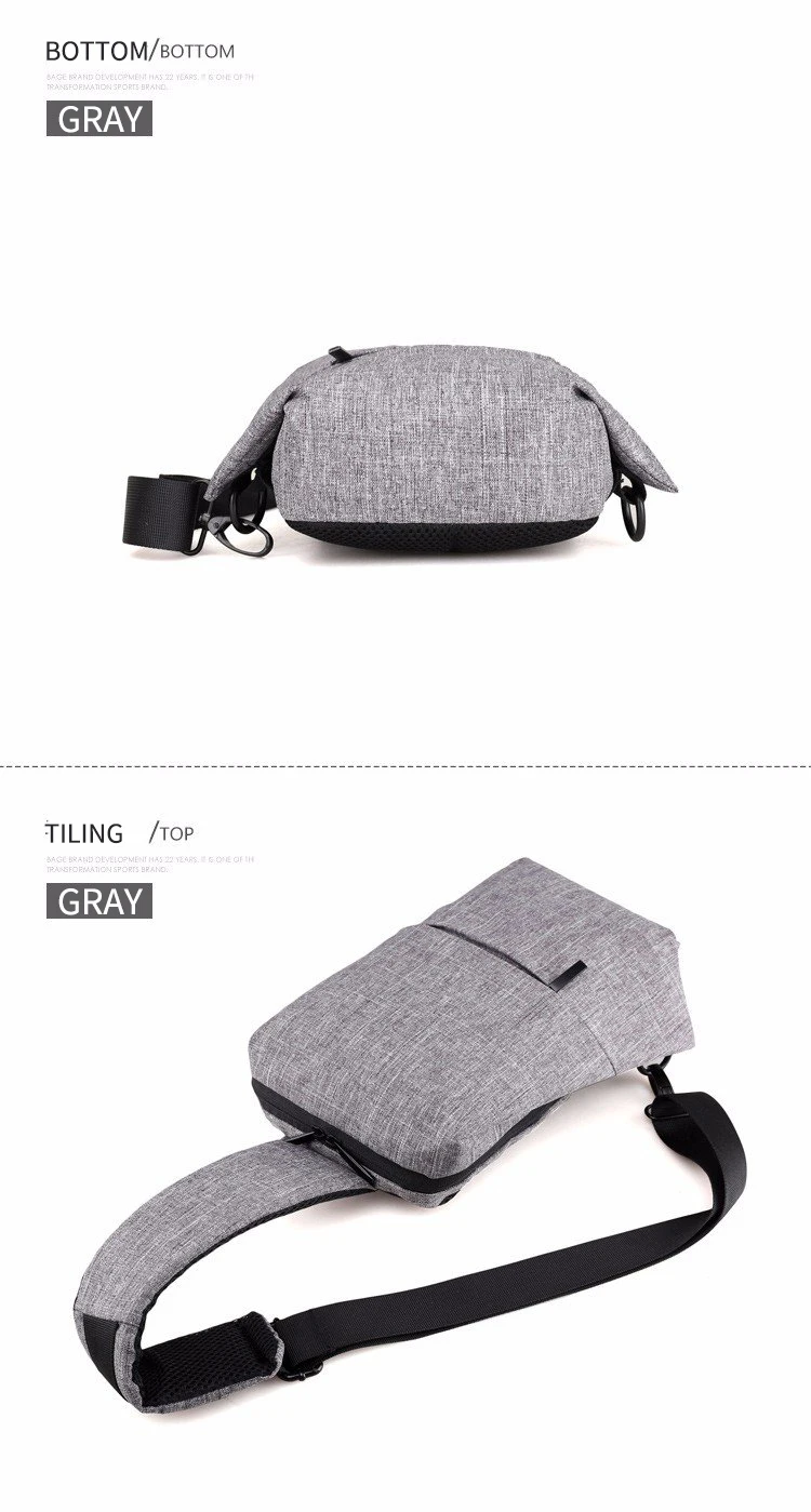 AHRI 2017 New Soft Waterproof High Capacity Chest Bag For Men Female Canvas Sling Bag Casual Crossbody Bags For Short Trip Urban 20