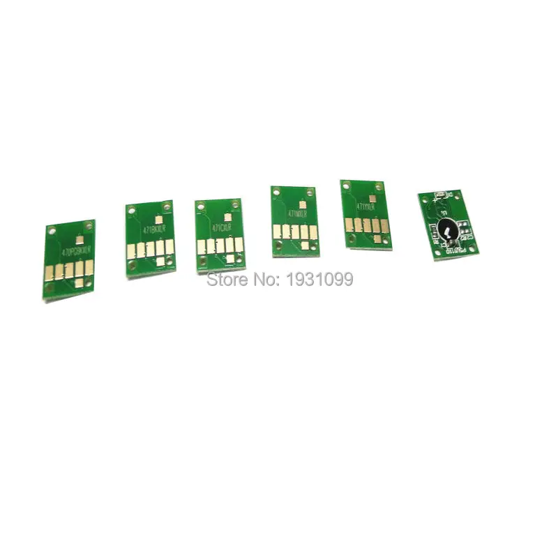 

6pcs For Canon PGI-470 CLI-471 PGI470 CLI471 cartridge chip for Canon PIXMA MG5740/MG6840 one-tine chip