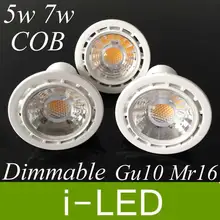 Супер яркий 5 Вт 7 Вт GU10 E27 Mr16 светодиодный лампы 110 V 220 V 12 v затемнения Светодиодный прожектор теплый белый/холодный белый светодиодный светильник спот Gu10 UL CE