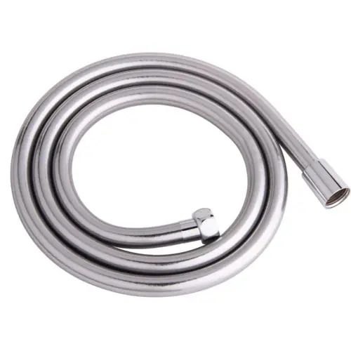 

SUS 1.5 Meters Length Luxury Plastic Grey Silver Flex Smooth PVC Shower Hose 2017 Wholesale New Arrival Shower Tube Replacement