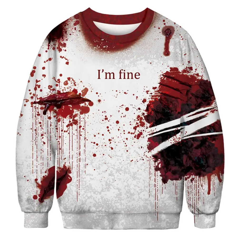 

2019 New Yfashion Women Stylish Casual Digital Printing Pullover Loose Chic Sweatshirt Tops