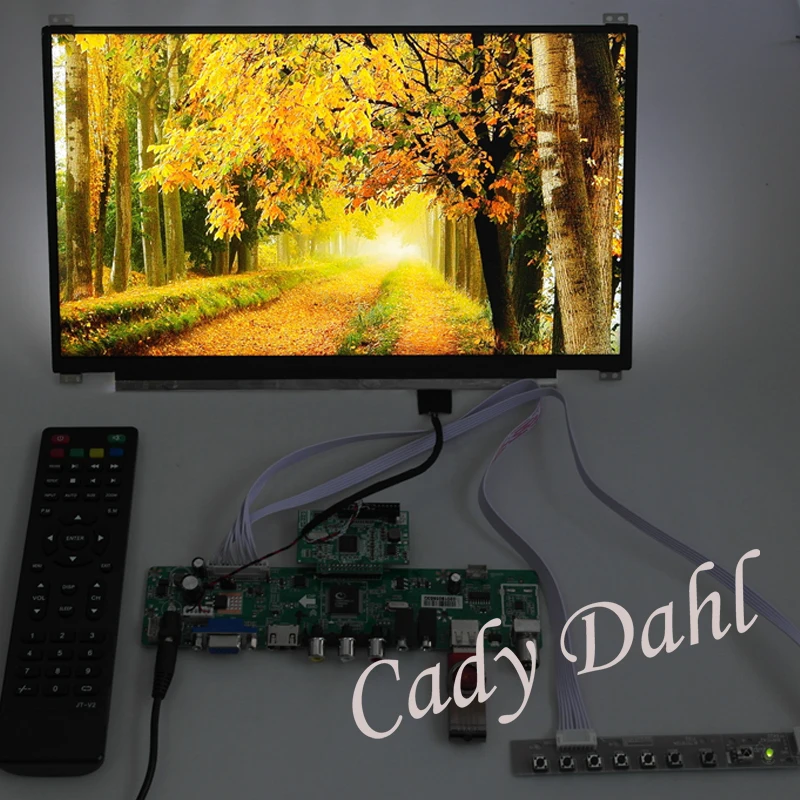 HDMI CVBS РФ USB VGA Аудио-Видео PC компьютер Мониторы v59 плате контроллера + IPS n125hce gn1 1920x1080