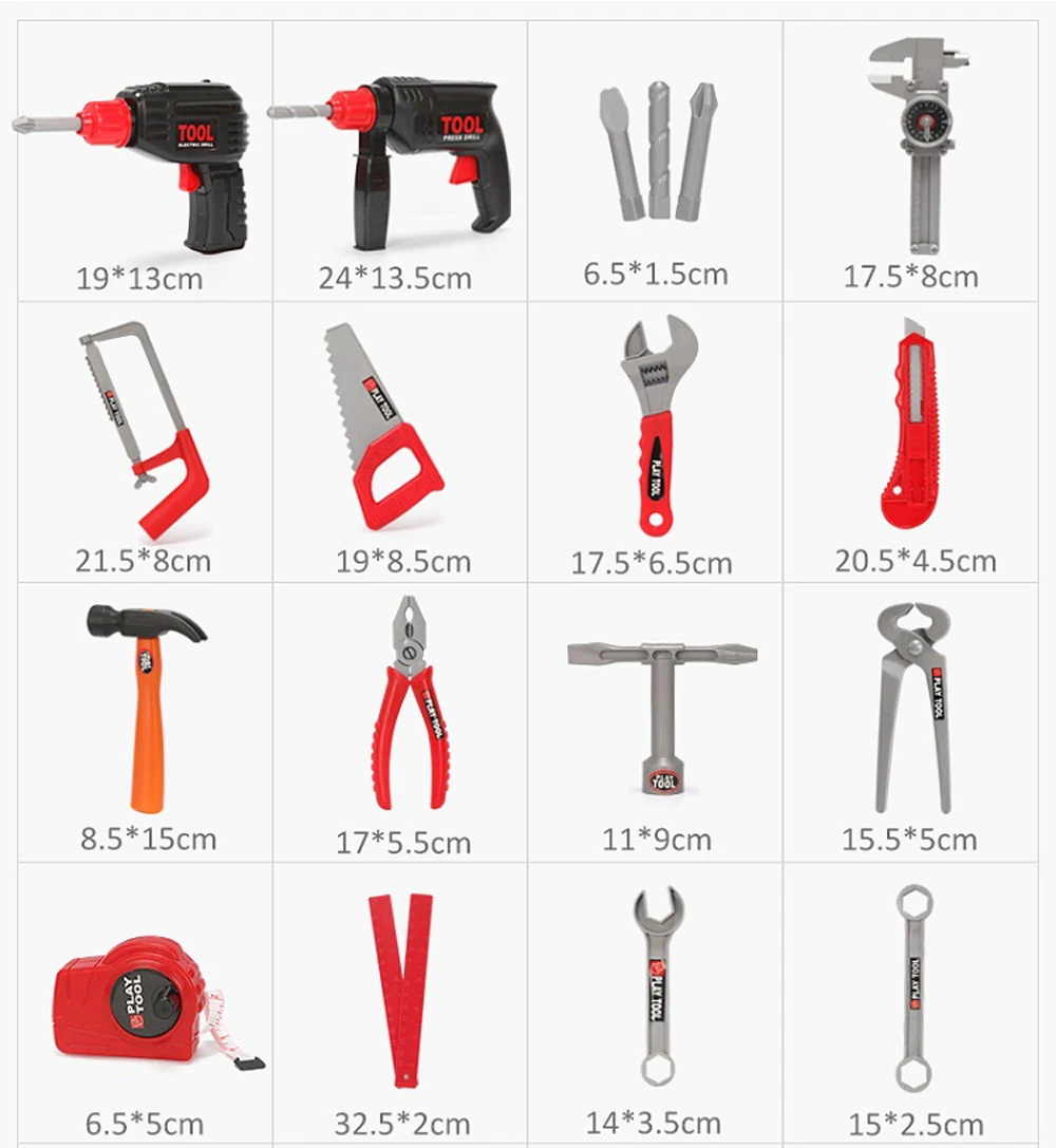 21-54 шт. игрушки в виде садовых инструментов, набор инструментов для ролевых игр, набор инструментов для моделирования, дрель, отвертка, набор инструментов для ремонта, игрушки для дома, подарки