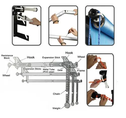 3-Roller-Wall-Ceiling-Mount-Manual-Background-Support-System-3X-3M-Cross-Bar-Kit(4)