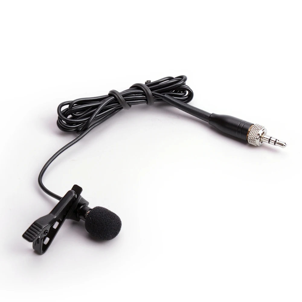 

Professional Lavalier Lapel Condenser Microphone Microfone For Sennheiser Wireless Bodypack Transmitter 3.5mm Screw Locking Plug