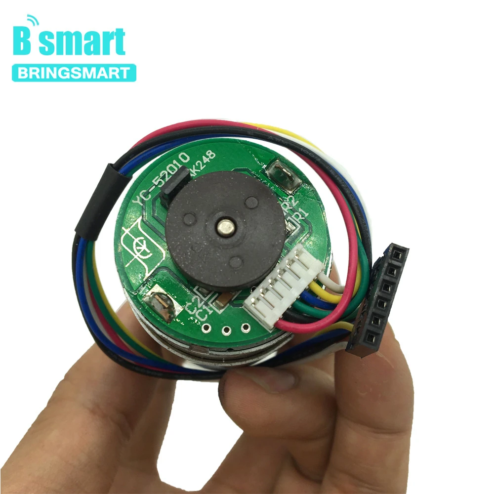 Bringsmart JGB37-540B DC Шестерни кодировщик Мотор 12V 24V высокий крутящий момент микро-диск металла Шестерни мотор Скорость измерения двигатель