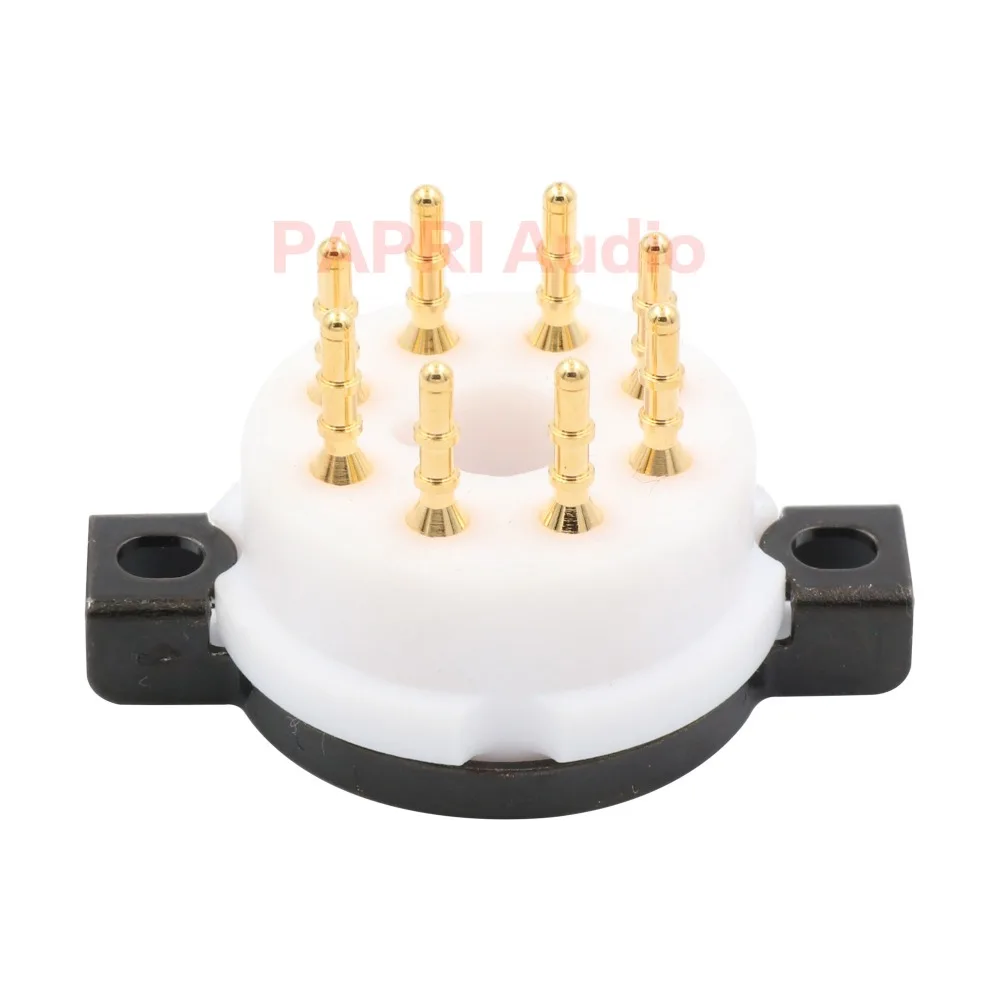 CMC PTFE ламповая панель 4PIN 8PIN 9PIN золотистые медные булавки бакелит U4A K8A B9A гнезда