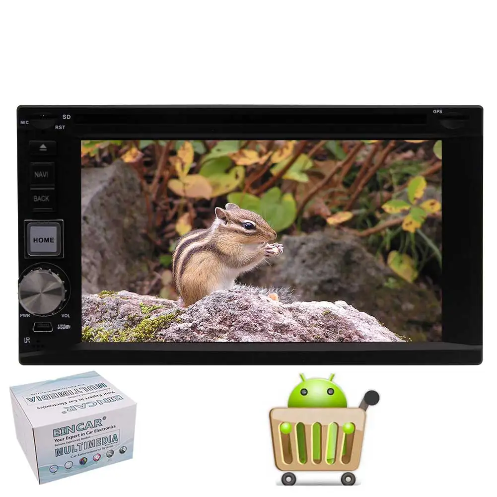 Cheap 6.2" Android 6.0 Car GPS Navigation Stereo Muti-Media Radio Auto Stereo Bluetooth DVD Player Quad Core for Universal Double 2din 4