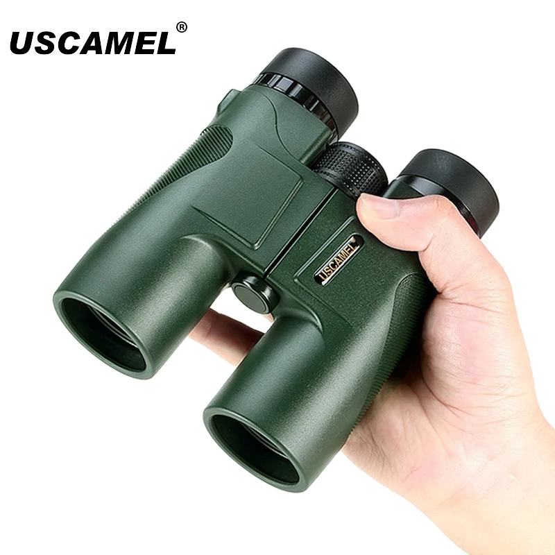 

USCAMEL Military HD 10x42 Binoculars Professional Hunting Telescope Zoom High Quality Vision No Infrared Eyepiece Army Green