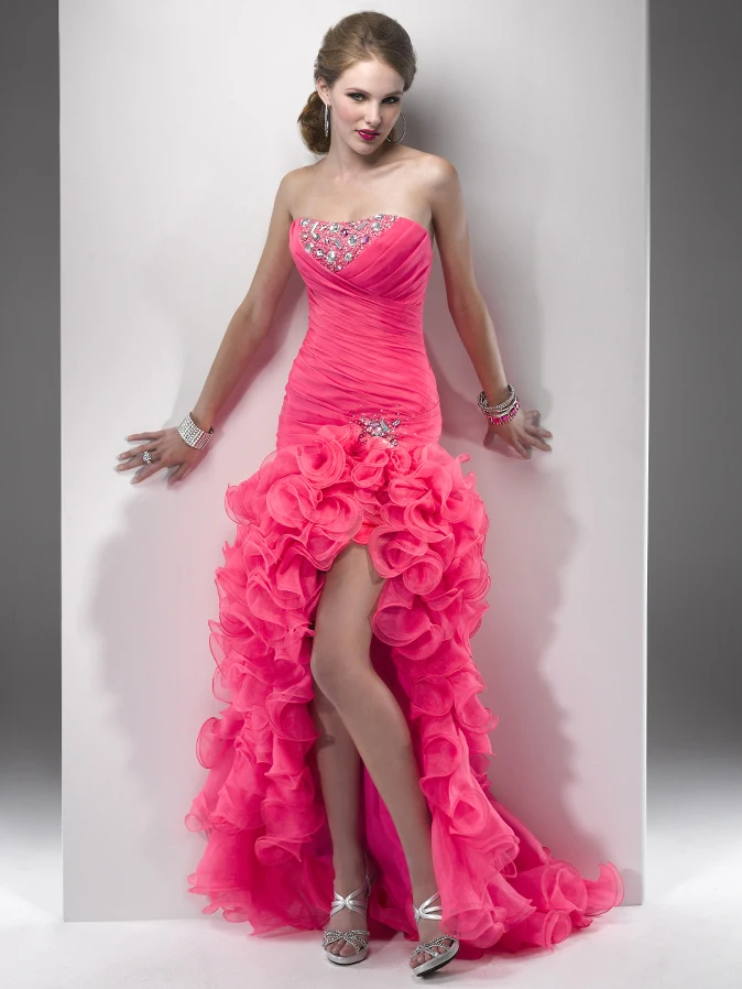 New Sexy Fuchsia Prom Dress DESIGNER 2013 Stra