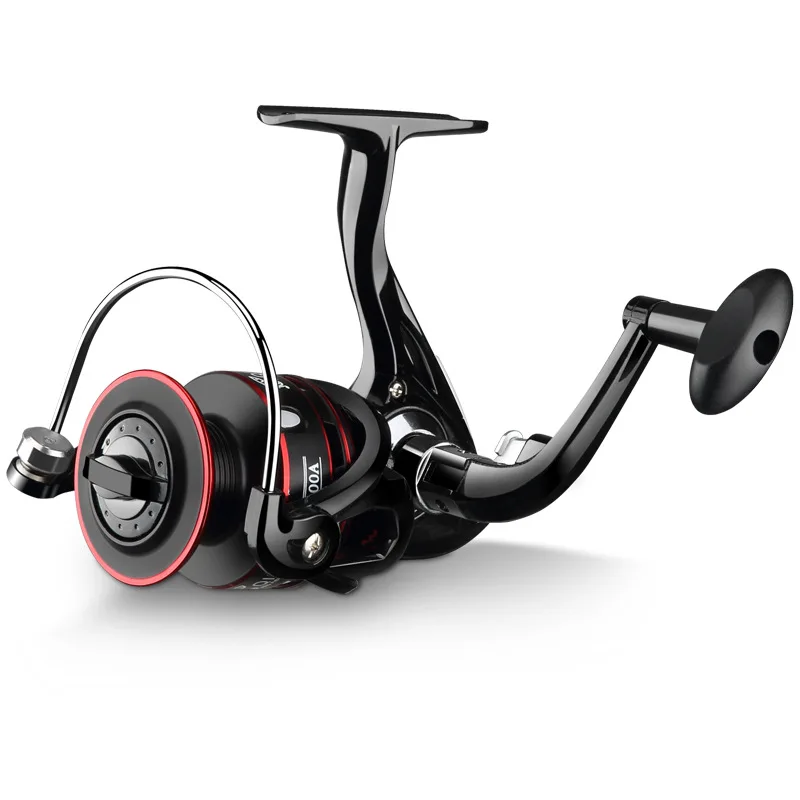 

Hot Metal Powerful Fishing Reels Ultra Smooth Left/Right Interchangeable With Foldable Handle High Capacity Metal Spool &T8