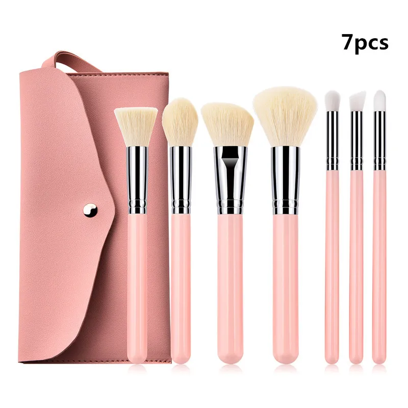 

Makeup brushes 7/8pcs portable with brush bag professional full set of makeup tools foundation eyeshadow brush