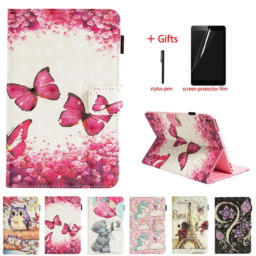 

Funda For ipad Pro 10.5 2017 A1701 A1709 Case Stand Tablet + Silicone Soft Back Smart Cover For ipad 10.5 inch Case + Film Pen