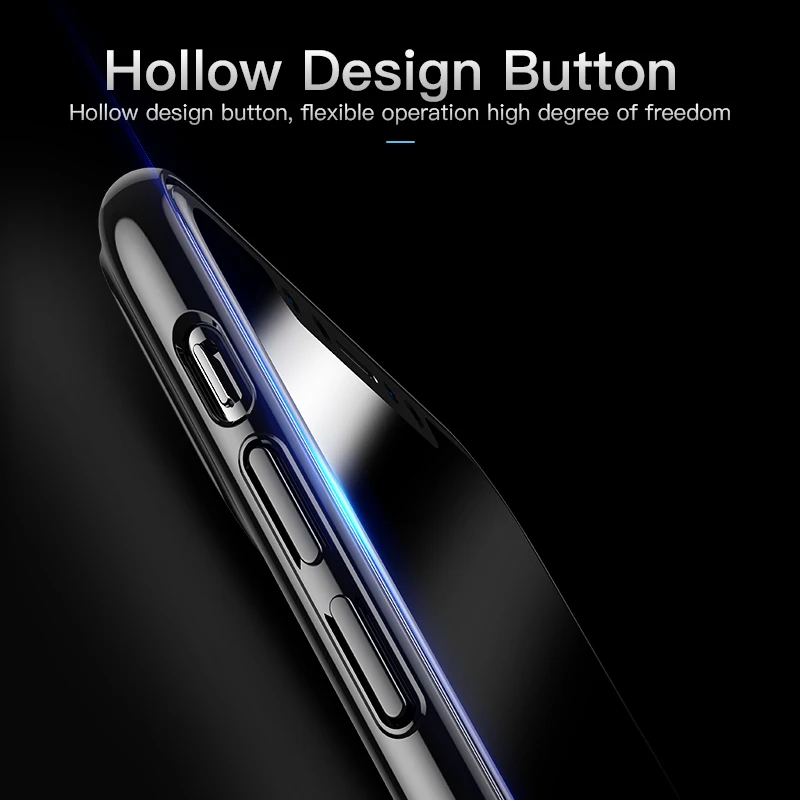 KUULAA для iPhone X Шикарный чехол с глянцевитой поверхностью чехол стекла для телефона iPhone XS Max XR 8 7 Plus сверхтонкая противоударная задняя крышка