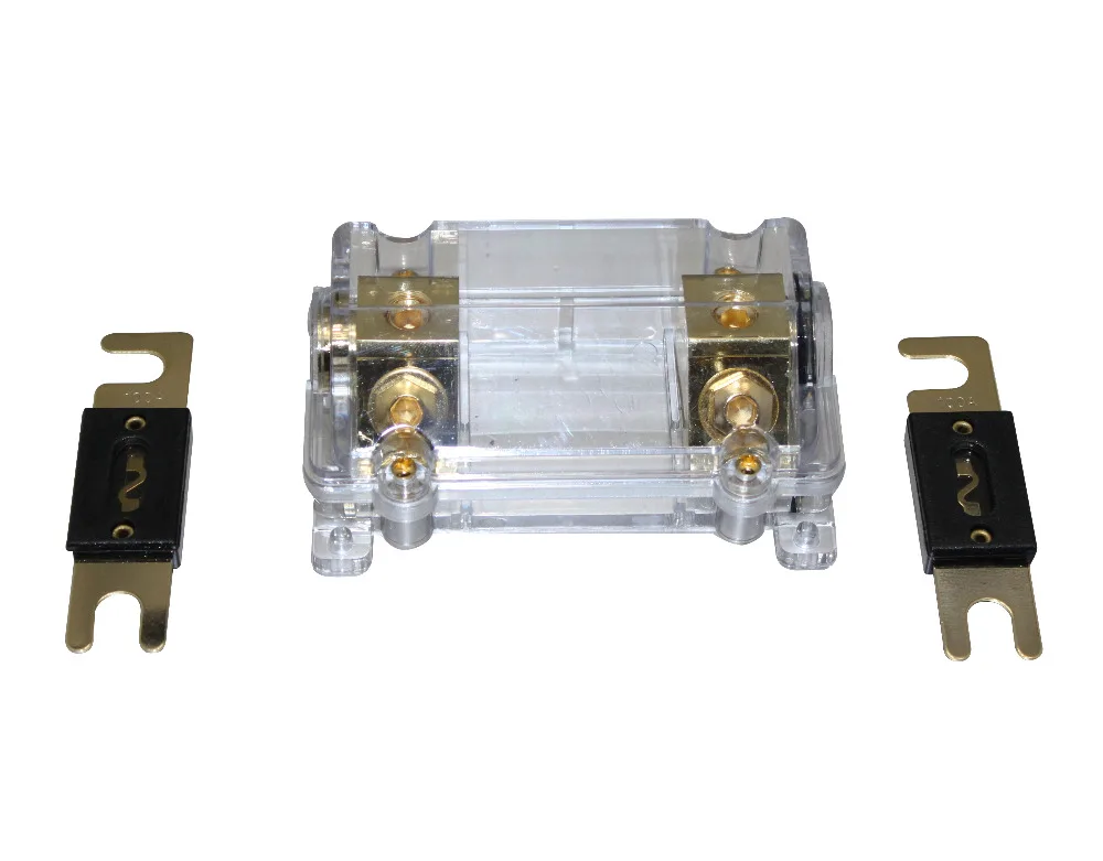 ANL FUSE HOLDER 0 or 2 GAUGE CAR AMP INSTALL FREE ANL FUSE 150A