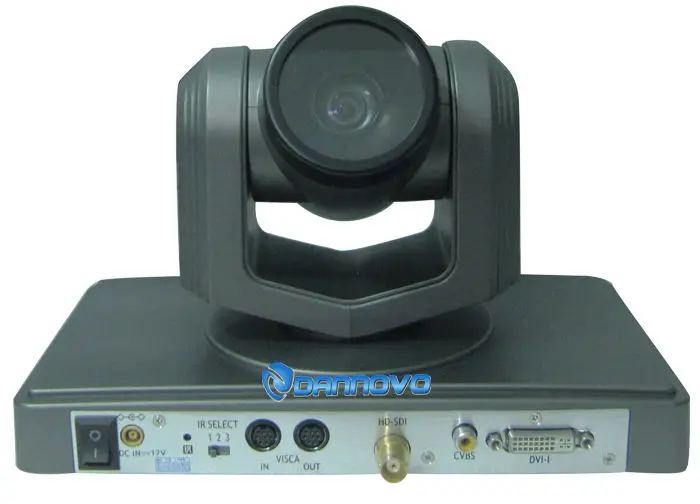 DANNOVO HD-SDI DVI PTZ الفيديو كونفرنس كاميرا HD 1080 وعاء 10x زووم بصري ، مع DVI ، يبببر ، HDMI و AV