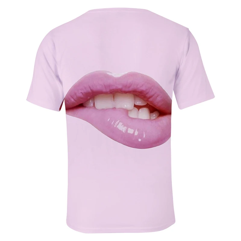 Забавные розовые сексуальные губы Милые 3d женские штаны для бега брюки модные хип хоп Мужские Женские Длинные свободные брюки унисекс 3D
