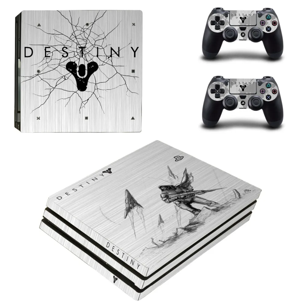 

Game Destiny 2 PS4 Pro Skin Sticker Decal Vinyl for Playstation 4 Console and 2 Controllers PS4 Pro Skin Sticker