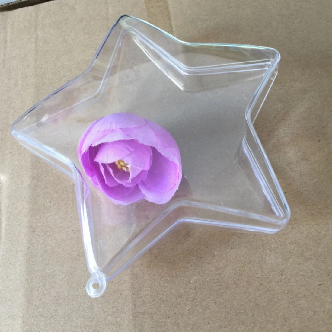 Mejor venta cajas de dulces diseño romántico decoraciones de Navidad bola transparente puede abrir plástico Navidad claro Adorno Mejor venta cajas de dulces diseño romántico decoraciones de Navidad bola transparente puede abrir plástico Navidad claro Adorno