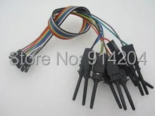

MICROFLYING 10PCS test hook clip. Logic analyzer test folder For USB Saleae 24M 8CH