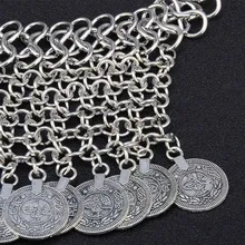 Anklets Boho antique silver Coin Tassel Anklet Bracelet ankle boots For Women Leg Sandals Ankle Chain Bracelet Beach one piece