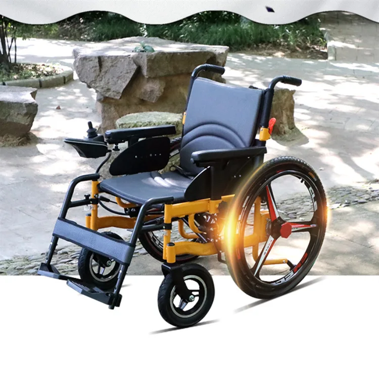 Aluminum alloy full intelligent electric font b wheelchair b font elderly font b disabled b font