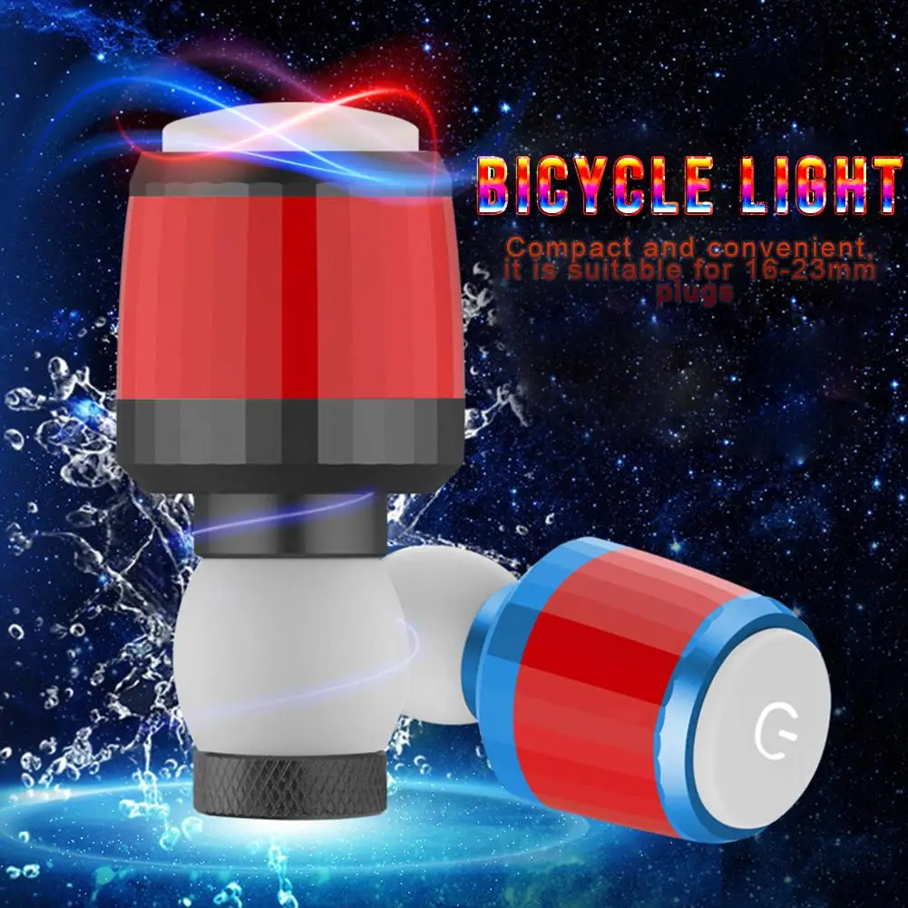 Clearance A Pair Of Bicycle Handlebar Blocking Light Plug Turn Signal Light Night Riding Safety Warning Light LED Riding Equipment 31