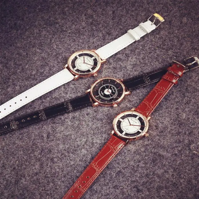 Кварцевые наручные часы для женщин кожаные montre femme браслет из металла модные и