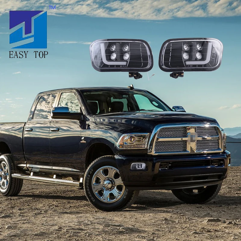  For 09-12 Dodge Ram 1500/2500/ 3500 Smoke Lens LED Fog Light Fog Lamp - 33046184323