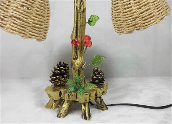 Madera ambiental creativo lámpara de escritorio los ornamentos de la personalidad decorativa casera de madera artesanÃas.jpg