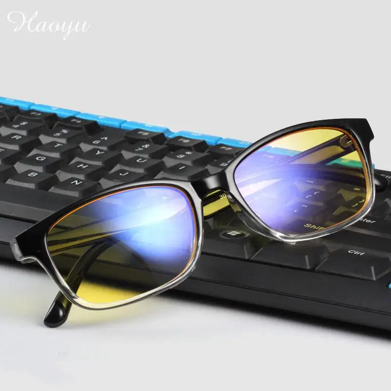 haoyu Computer Goggles Anti Fatigue Radiation resistant Reading Glasses