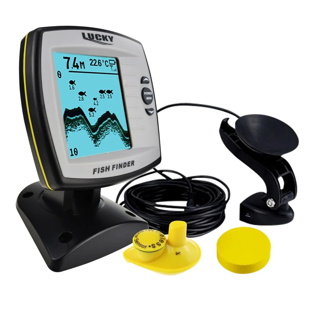 FF 918N2 LUCKY 2 in 1 Fish Finder 100m(Wired)/45m(Wireless) Boat Use