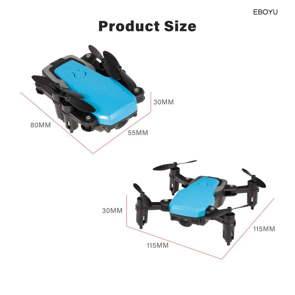 EBOYU SG800 Радиоуправляемый Дрон 720P/480P HD камера Wi Fi FPV жест Фото Видео удержание