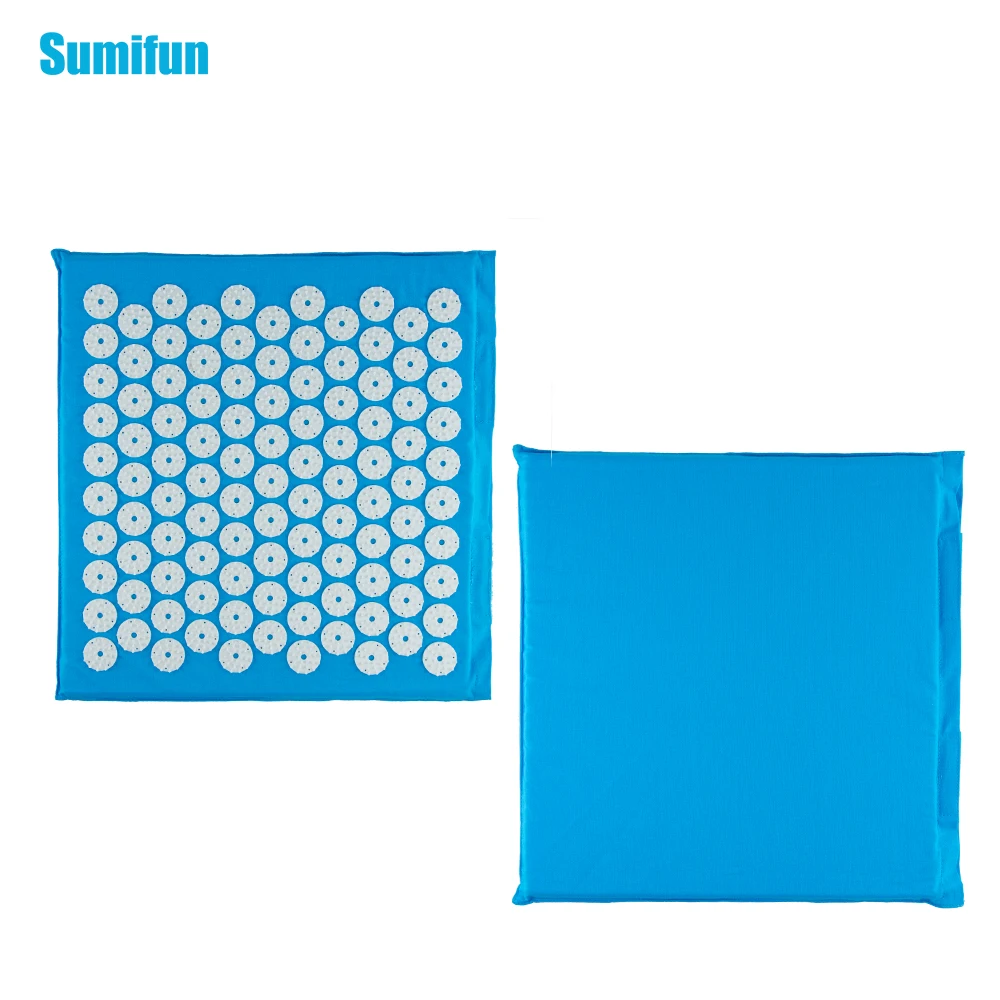Sumifun Cotton ABS Spike Acupressure Mat Massage Cushion Shakti Mat