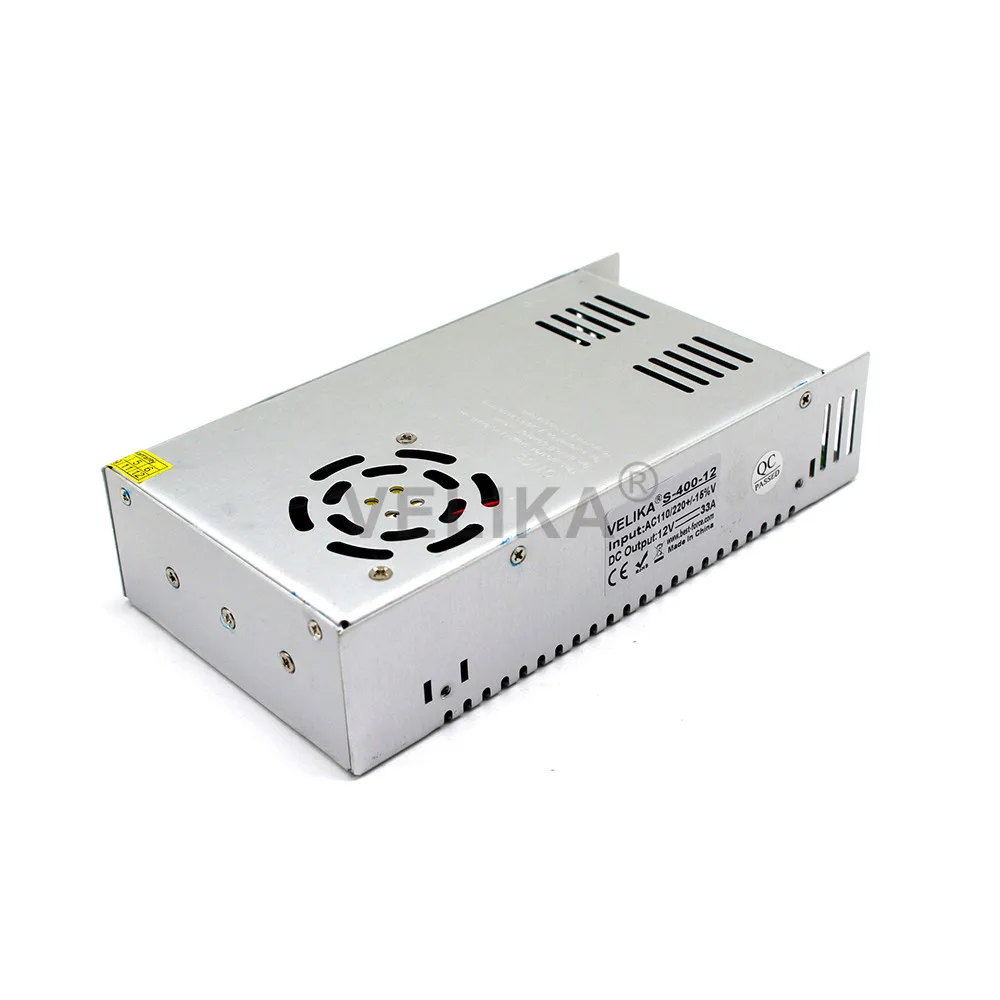 Лучшее качество 12V 33A 400W Драйвер импульсного источника питания для Светодиодные ленты CCTV Объёмный рисунок(3D-принт) трансформатор переменного тока 110V 220V Вход для DC12V импульсивный источник питания