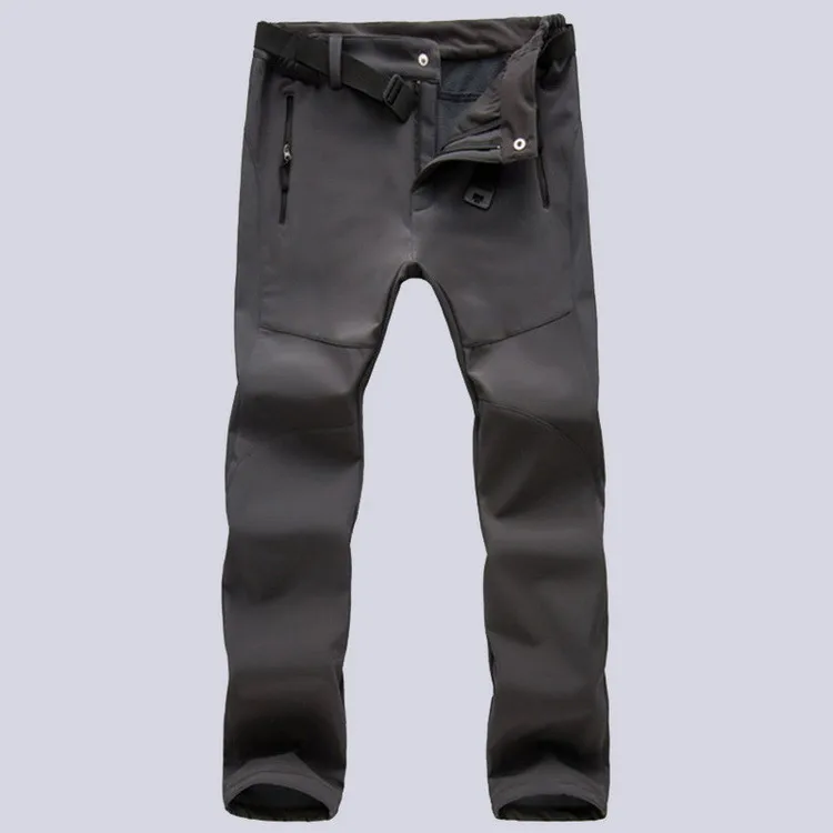 Мужские и женские зимние теплые флисовые повседневные штаны, ветронепроницаемые водонепроницаемые мужские плотные брюки, женские технологичные флисовые штаны на молнии, UA218
