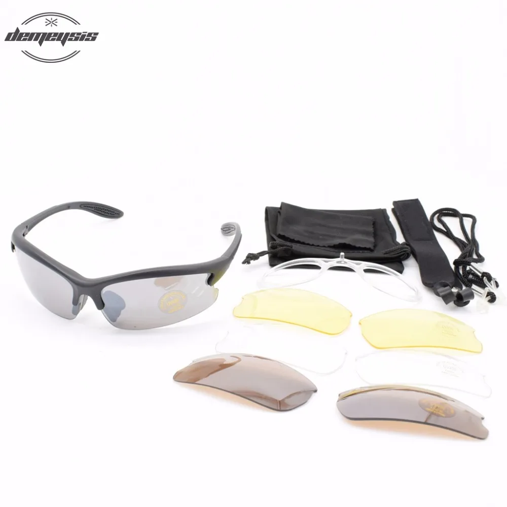 Tactical Sport Glasses Sunglasses Camping Hiking Shooting Safety Glasses UV Protect Eye Protection Tactical Eyewear