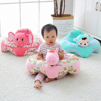 

Creative Cartoon Baby Sofa Cover Learning to Sit Seat Feeding Chair Case Kids Sofa Skin for Infant Baby Seat Sofa Without Cotton