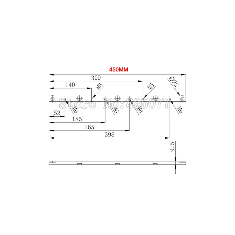 4PCS Aluminium Miter Slider Bar Length 300mm (12