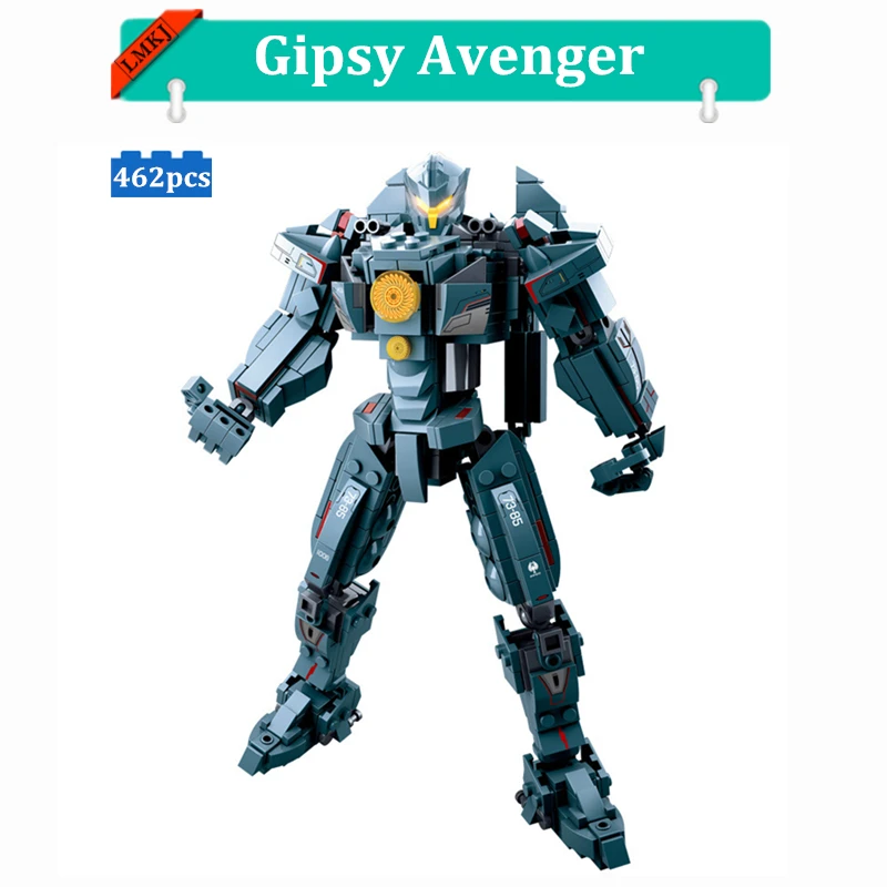 

462pcs DIY Pacific Rim Series Building Blocks Set Model Robots Gipsy Avenger Bricks Kids Educationl Toys Compatible With Legoing