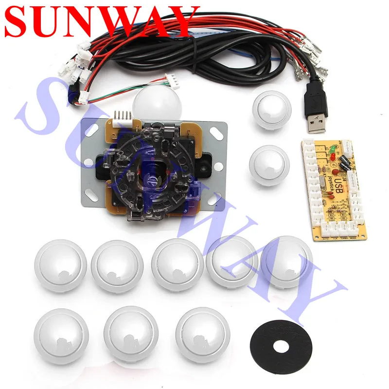 DIY-arcade-joystick-handle-set-kits-5-pin-24mm-30mm-push-buttons-spare-parts-USB-cable (4)_