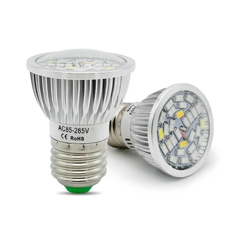 

SMD 5730 28 LEDs E27 Led Grow Light Red+Blue+White+Warm White Growing Lamp AC85-265V Hydroponics System Flower Plant Growing Box