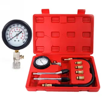 

1pc Manometer Compression Tester Leakage AUTO / 1 Car briefcase acessorios CAR tool kit for Car compressometer