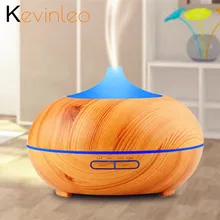 Увлажнитель воздуха с ароматизацией деревянный диффузный 300 мл светодиодный таймер с адаптером для измерения чашки распылитель ароматерапия домашний офис